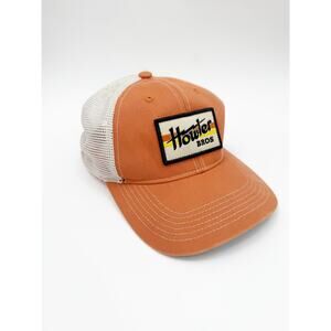 Howler Brothers Hat Men's Electric Standard Adjustable Snapback Orange Mesh
